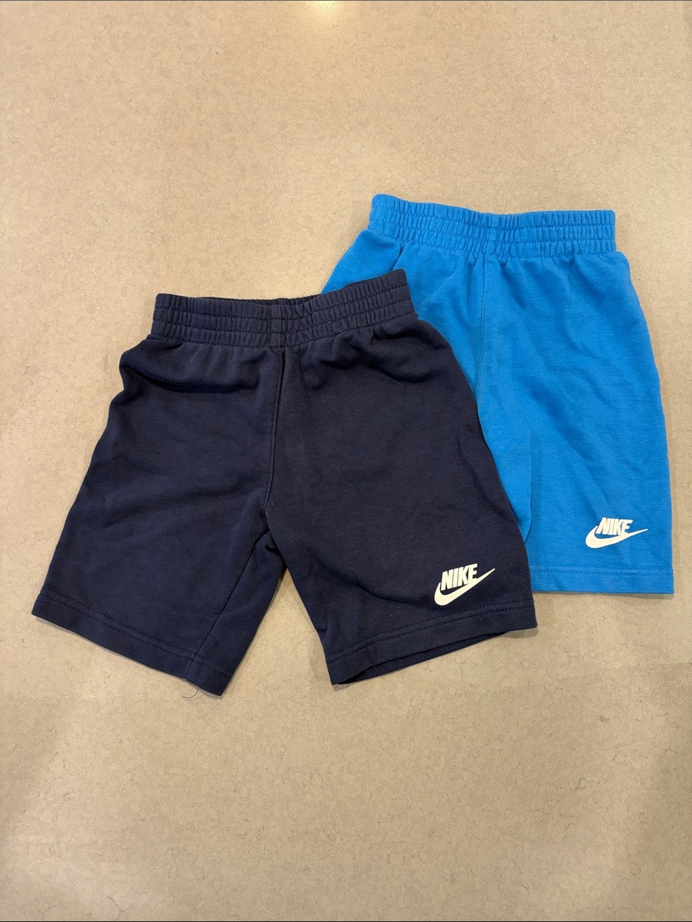 Nike Kids Blue and Navy 2-Pack Athletic Shorts Youth Medium